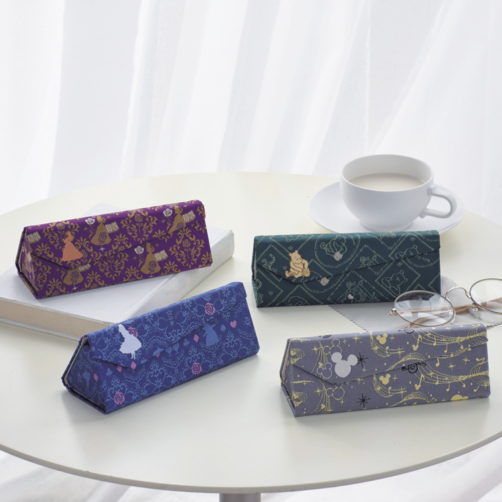 【ディズニー/Disney】織り柄が美しいジャカード素材の眼鏡ケース(選べるキャラクター) 【ディズニー/Disney】織り柄が美しいジャカード素材の眼鏡ケース(選べるキャラクター)