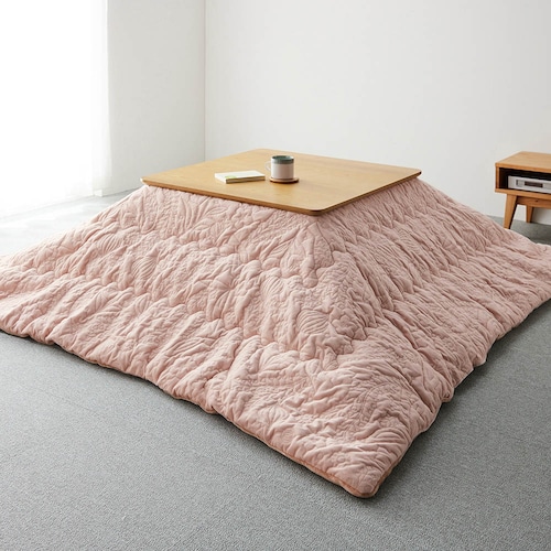 熱圧着キルトの裏ボアこたつ布団／鳥のシンフォニー 「ミニラボ」