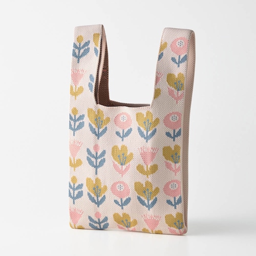 ニット素材のミニバッグ 「ミニラボ」