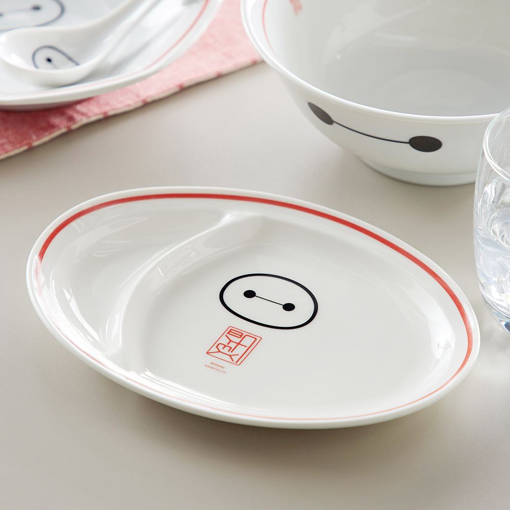【ディズニー/Disney】餃子皿「ベイマックス」 【ディズニー/Disney】餃子皿「ベイマックス」