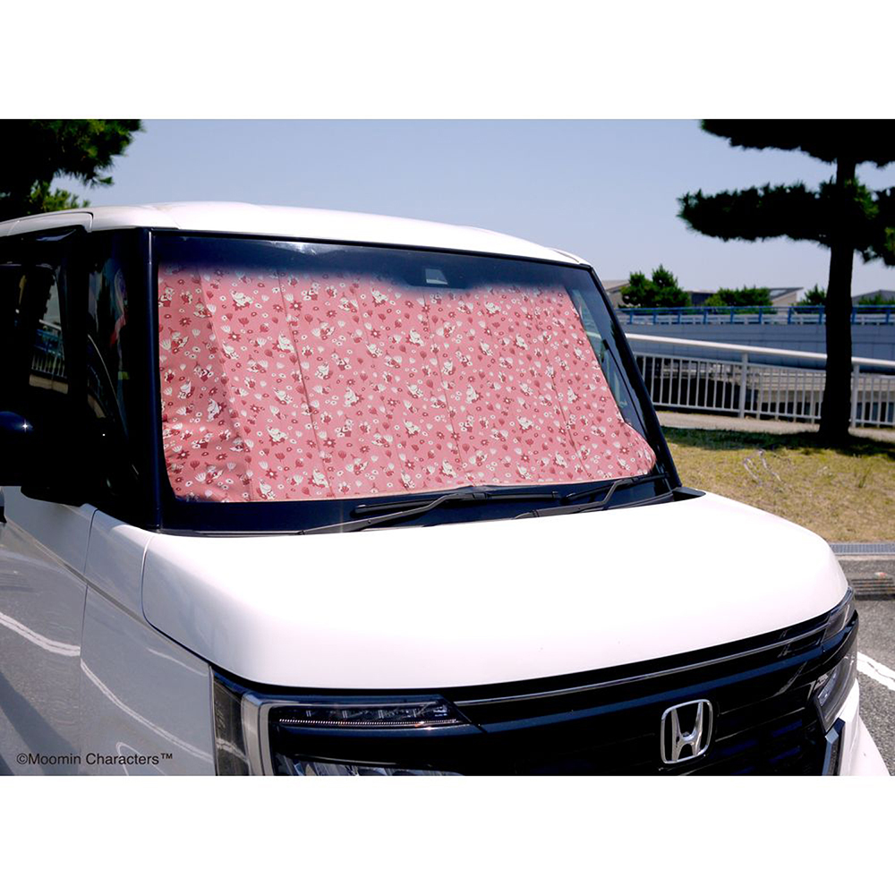 【ムーミン/MOOMIN】コンパクトに収納できる車用サンシェード「ムーミン」 【ムーミン/MOOMIN】コンパクトに収納できる車用サンシェード「ムーミン」