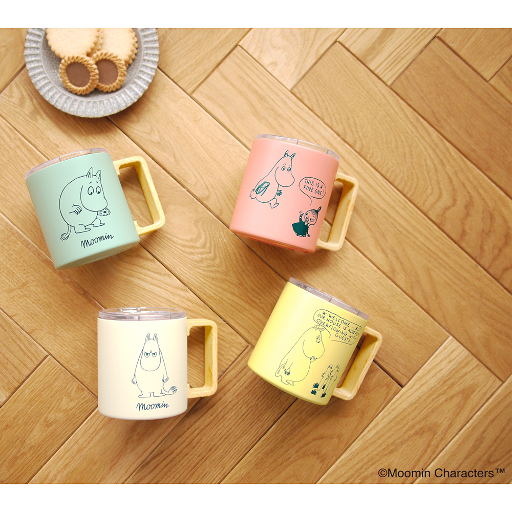 【ムーミン/MOOMIN】フタ付きステンレスマグ「ムーミン」