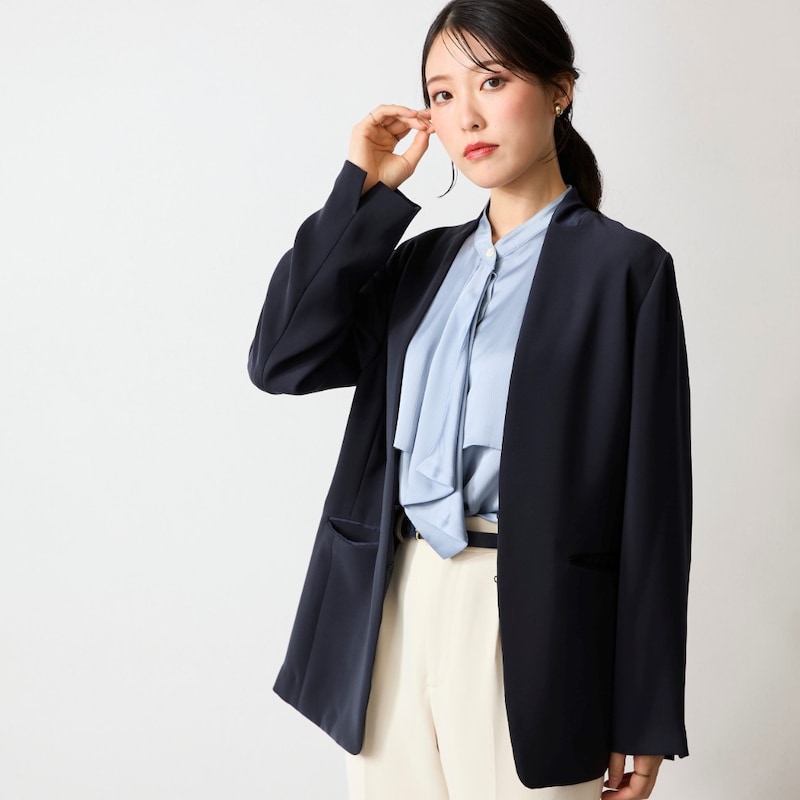 モデル身長168cm／9AR　※色味に関してはカラー選択画像にてご確認ください。