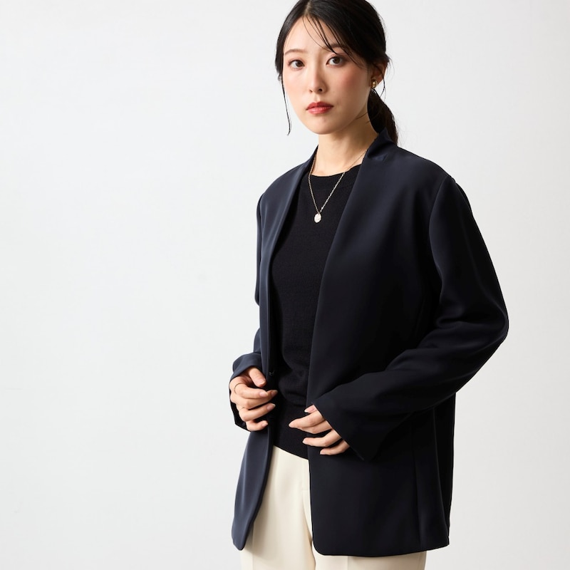 モデル身長168cm／9AR　※色味に関してはカラー選択画像にてご確認ください。