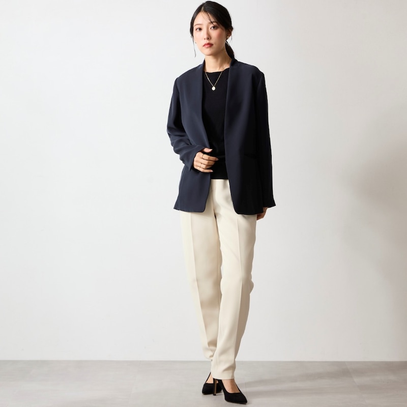 モデル身長168cm／9AR　※色味に関してはカラー選択画像にてご確認ください。