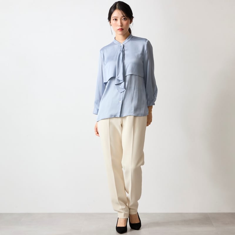 モデル身長168cm／9R  ※色味に関してはカラー選択画像にてご確認ください。