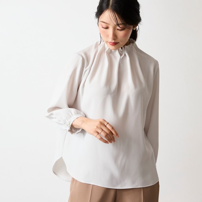 モデル身長168cm／9R  ※色味に関してはカラー選択画像にてご確認ください。