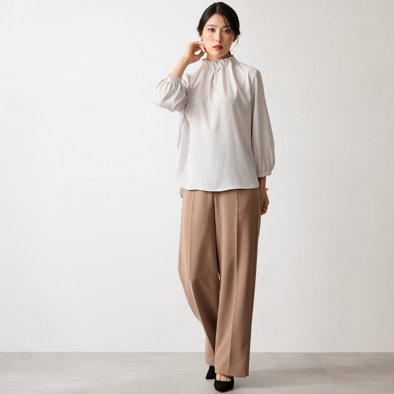 モデル身長168cm／9R  ※色味に関してはカラー選択画像にてご確認ください。