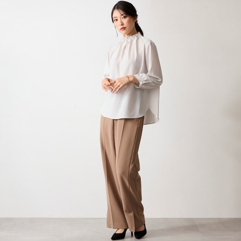 モデル身長168cm／9R  ※色味に関してはカラー選択画像にてご確認ください。