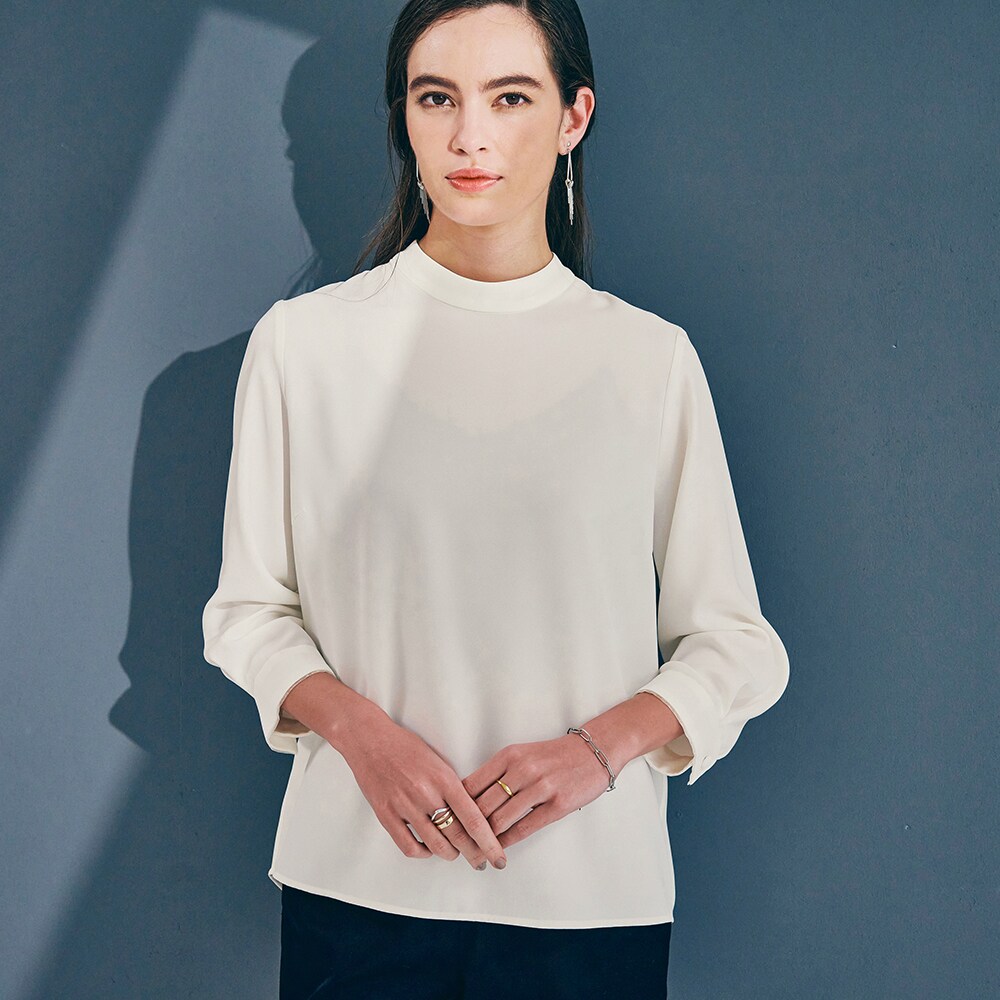 【リベルテール/libert'aile】パーフェクトブラウス[日本製]