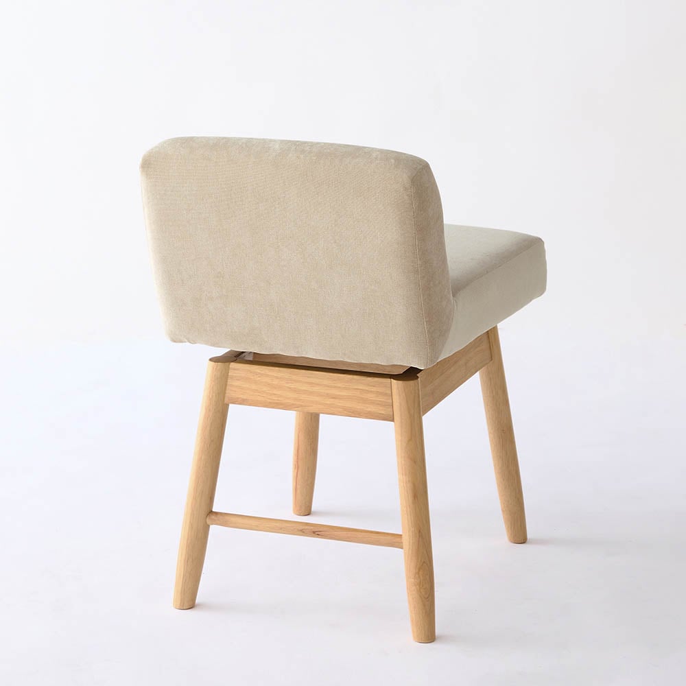 ベルメゾン 回転式腰もたれ式スツール リビング学習 テレワーク 回転腰