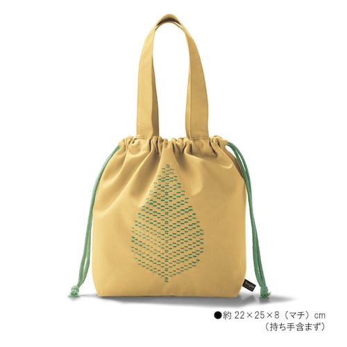 【クリアランス】【1回のみお届け】[巾着バッグ] 山端家昌・縫製済み！こぎん刺しの小物手作りキット