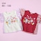 アンパンマン ギンガムチェック肩フリル半袖Tシャツ