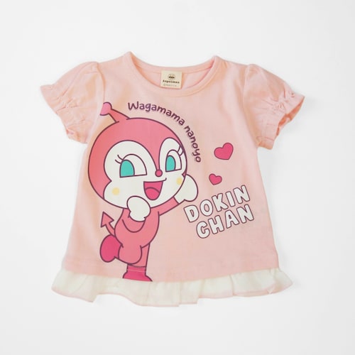 アンパンマン 裾デザインプリント半袖Tシャツ