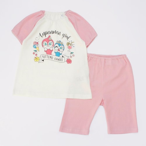 アンパンマン 薄くて涼しいプリント半袖パジャマ