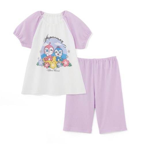 アンパンマン 薄くて涼しいプリント半袖パジャマ