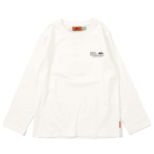背中のロゴデザインがポイント！楽LUCK-T（ロゴ）【子供服】