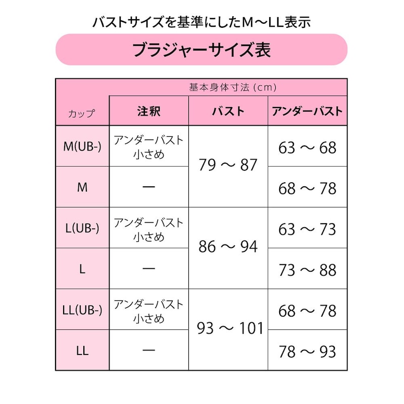 サイズ表
