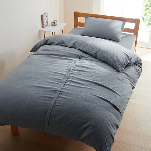 取り換え簡単！やわらかな肌ざわりの掛け布団カバー ＜シングル／セミダブル／ダブル＞