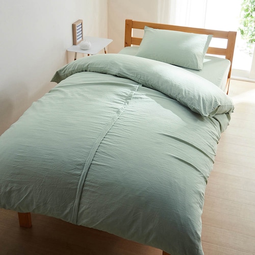 取り換え簡単！やわらかな肌ざわりの布団カバーセット(3点) ＜洋式シングル／和式シングル＞