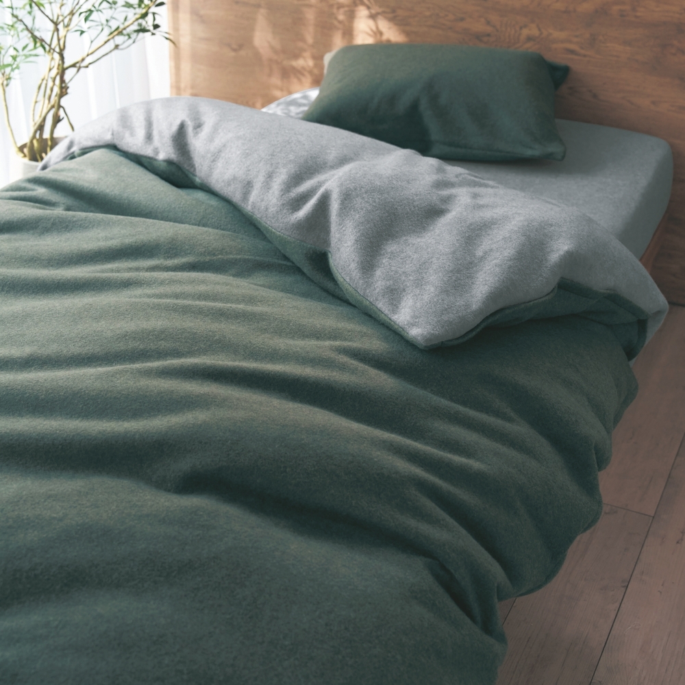 【ベルメゾン】軽やかなフリース生地の掛け布団カバー 【ベルメゾン】軽やかなフリース生地の掛け布団カバー