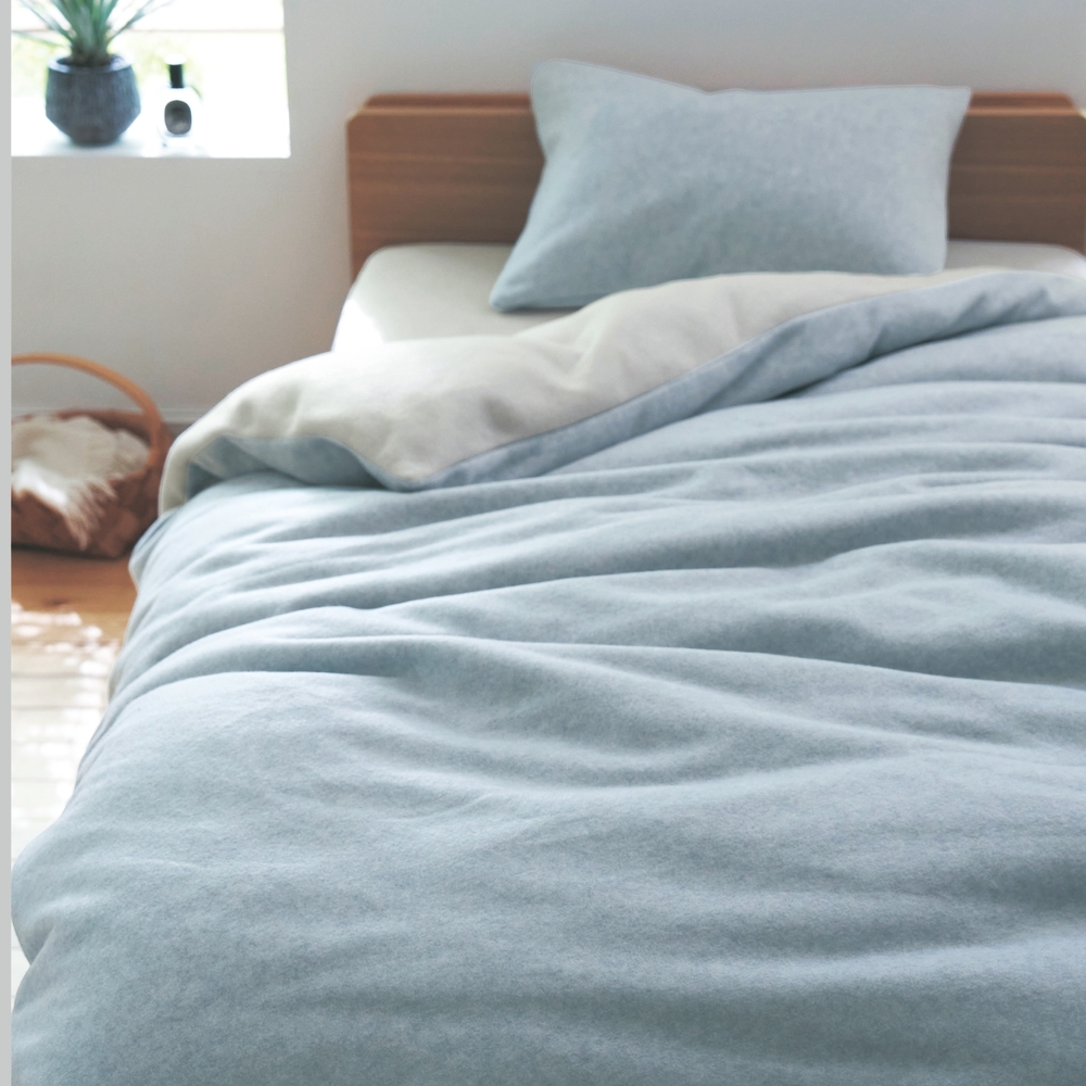 【1/19までセール】 軽やかなフリース生地の布団カバーセット(3点) <洋式シングル/和式シングル> 【1/19までセール】 軽やかなフリース生地の布団カバーセット(3点) <洋式シングル/和式シングル>