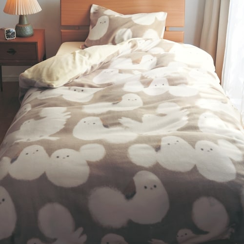 軽やかなフリース生地の掛け布団カバー ＜シングル/セミダブル/ダブル＞