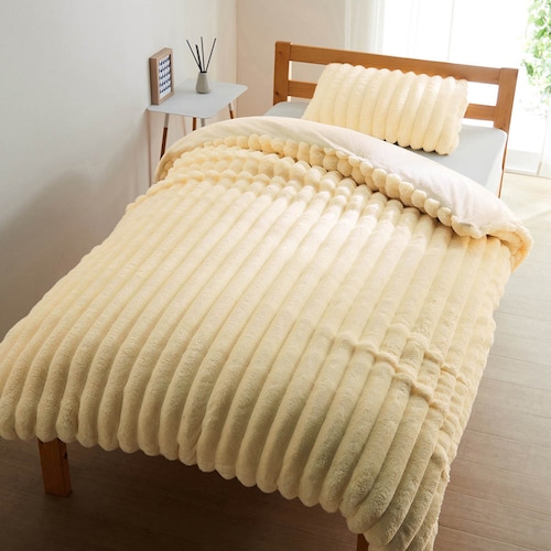 ふんわりもこもこあったか布団カバーセット(2点) ＜シングル＞