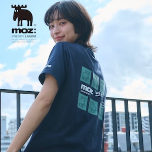 【モズ/moz】バックプリントTシャツ
