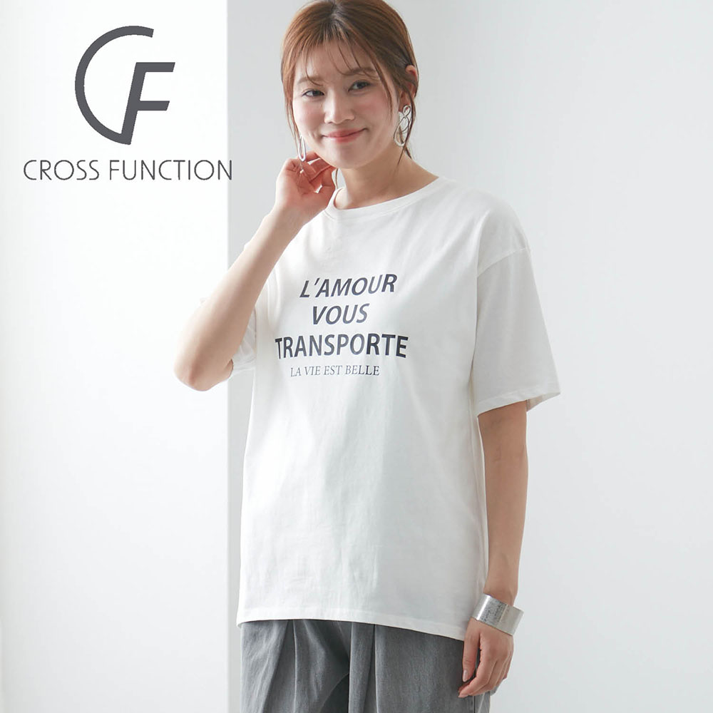 【クロスファンクション/CF】オーガニックコットン使用ロゴチュニック