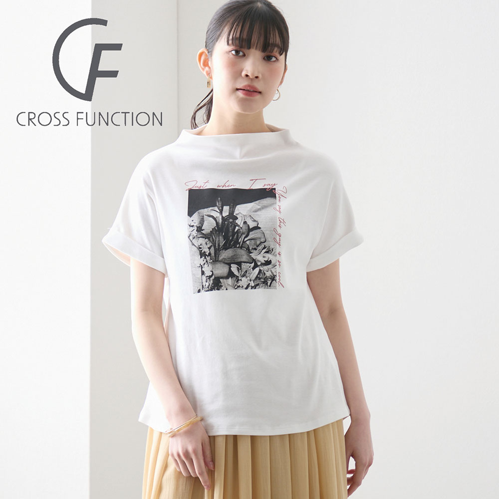 【クロスファンクション/CF】スムースフォトプリントTシャツ