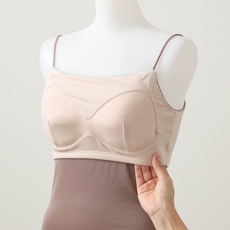 ベルメゾンオリジナルのフタゴカップを使用