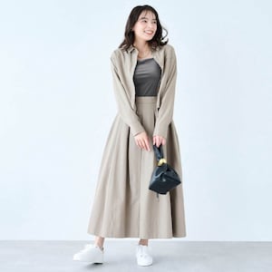 モデル身長161cm／M（チャコール）