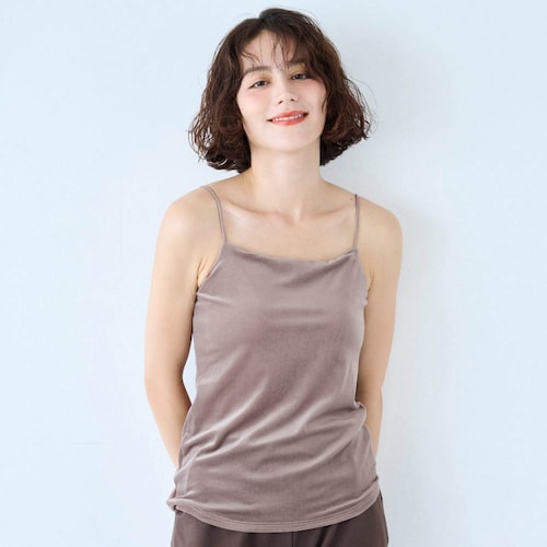 ベロアブラキャミソール【インフルエンサーharukaコラボ】