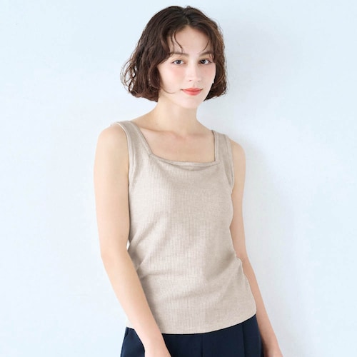 リブニット風ブラタンクトップ【インフルエンサーharukaコラボ】