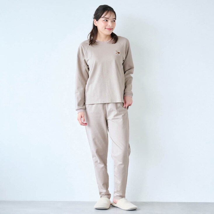 【新色追加】 綿混裏毛素材のスウェットセット