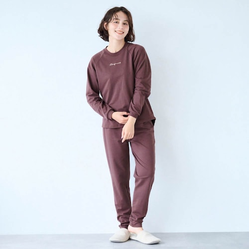 綿混裏毛素材のスウェットセット