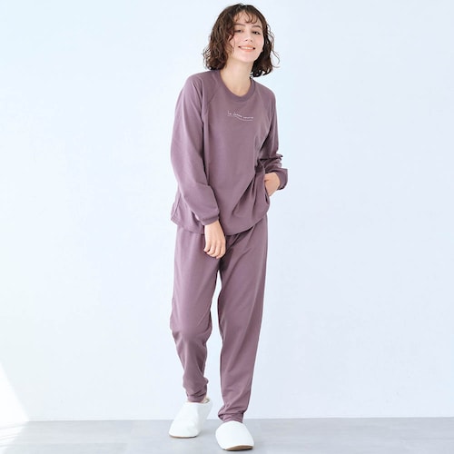 綿混裏毛素材のスウェットセット