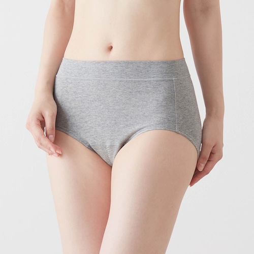 締め付けないやわらか綿混サニタリーショーツ