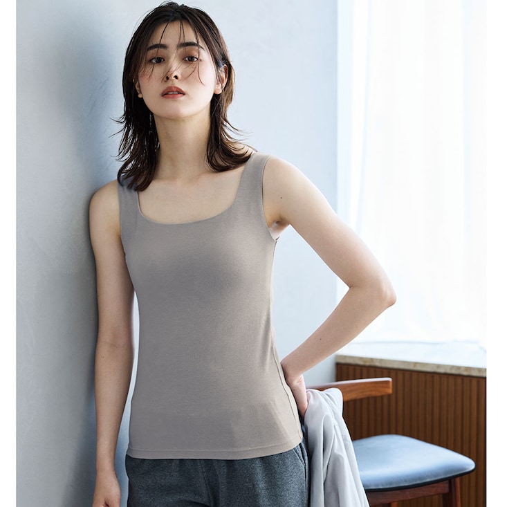 とろふわコットンブラタンクトップ【保湿】