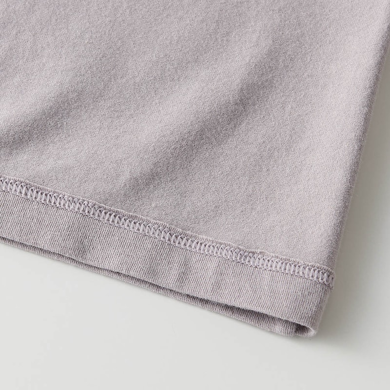 
やわらかい糸を使用することで、さらにやさしい肌あたりに