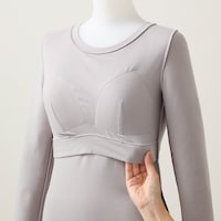 カップは縫い付け仕様なので洗濯時のパッドの飛び出しストレスもなし