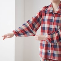 ストレッチ性のある生地で就寝じもリラックスしやすい