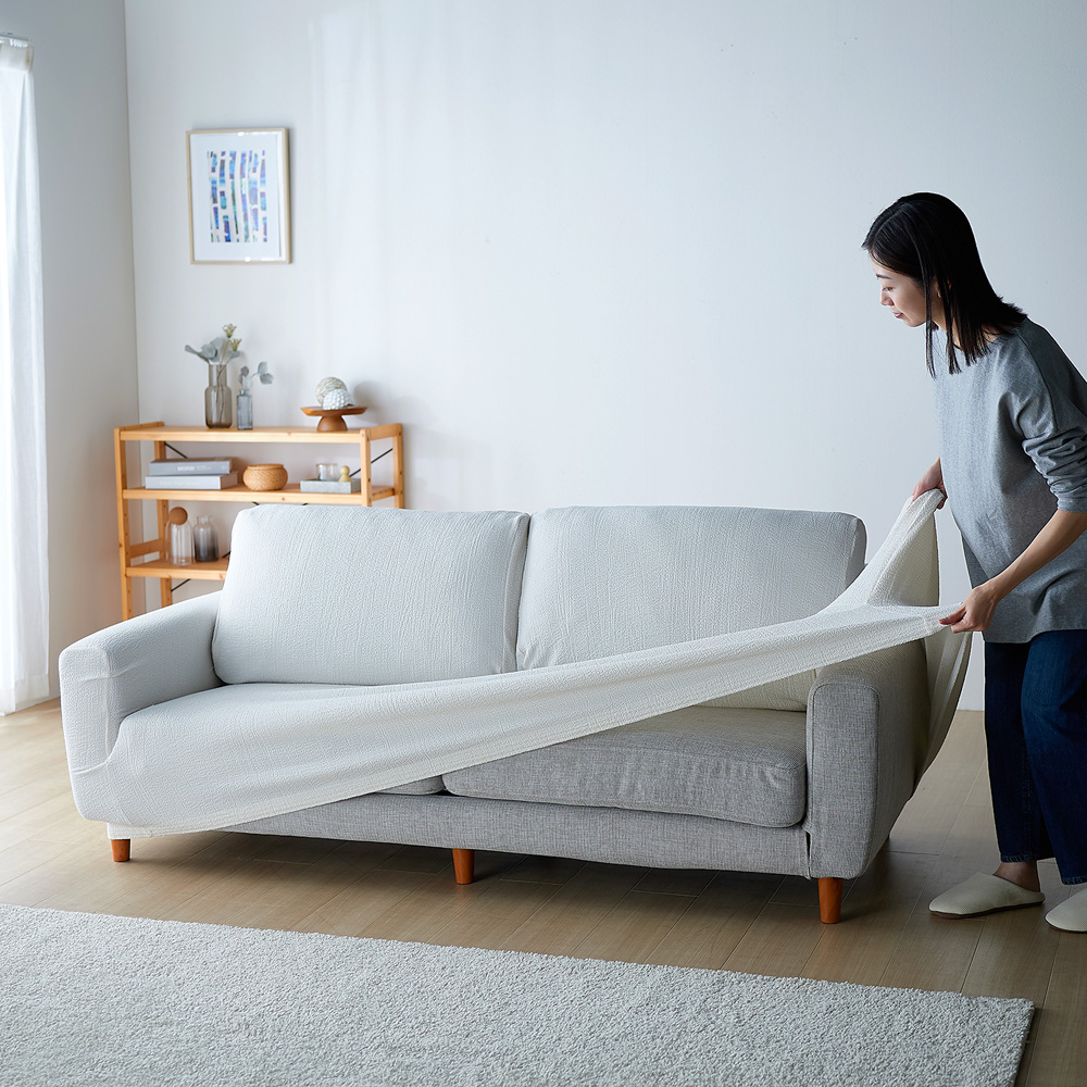 【ベルメゾン】ペットとの暮らしを考えた撥水・抗菌防臭ソファーカバー(分割タイプ) 【ベルメゾン】ペットとの暮らしを考えた撥水・抗菌防臭ソファーカバー(分割タイプ)