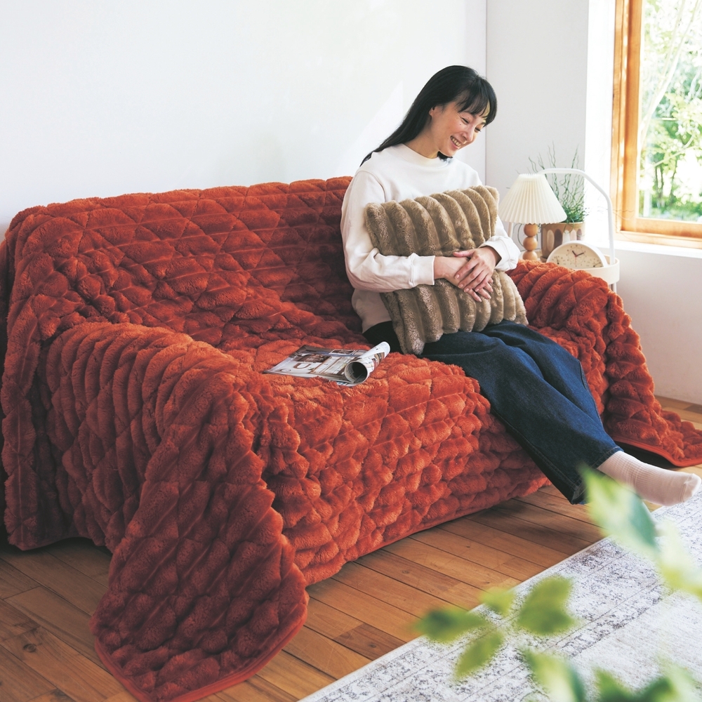 ふんわりもこもこあったかマルチカバー・ソファーカバー(ふわもこホイップ) ふんわりもこもこあったかマルチカバー・ソファーカバー(ふわもこホイップ)