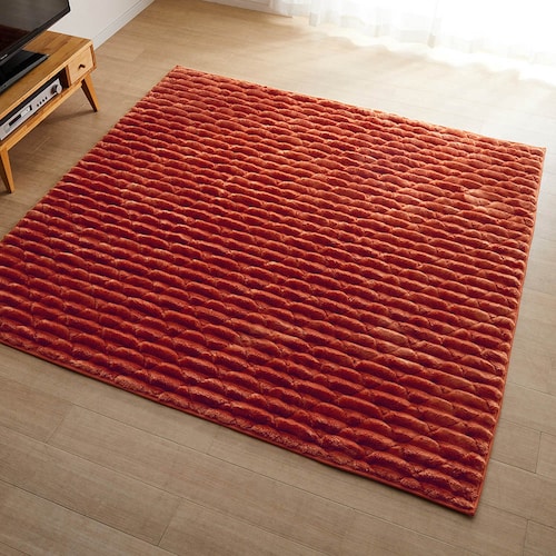 ふんわりもこもこあったかキルトラグ