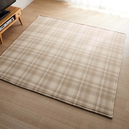 ウール混ウレタン入りラグ