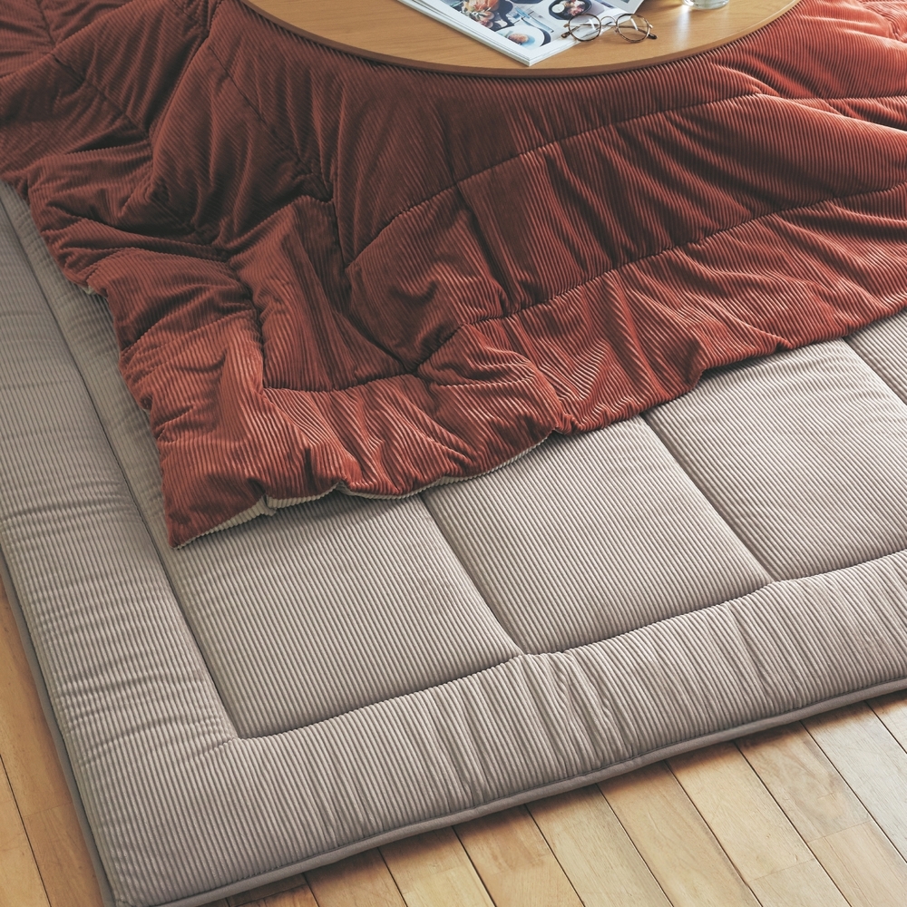 【ベルメゾン】コーデュロイ調撥水厚敷きラグ 【ベルメゾン】コーデュロイ調撥水厚敷きラグ