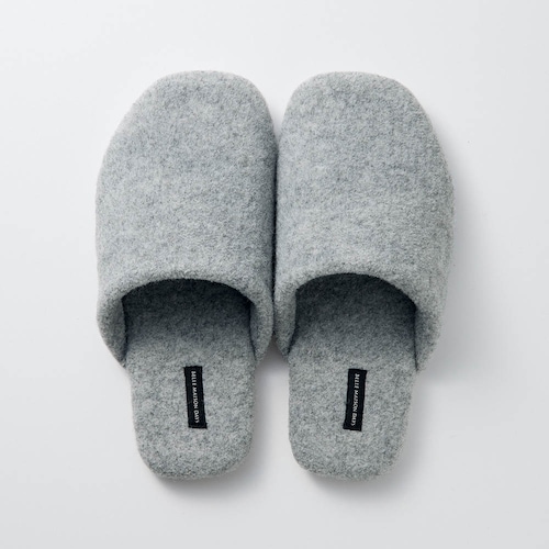 しっかり仕様の洗えるあったかフェルトスリッパ ＜M～L＞