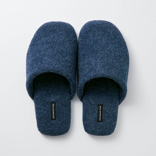 しっかり仕様の洗えるあったかフェルトスリッパ ＜M～L＞
